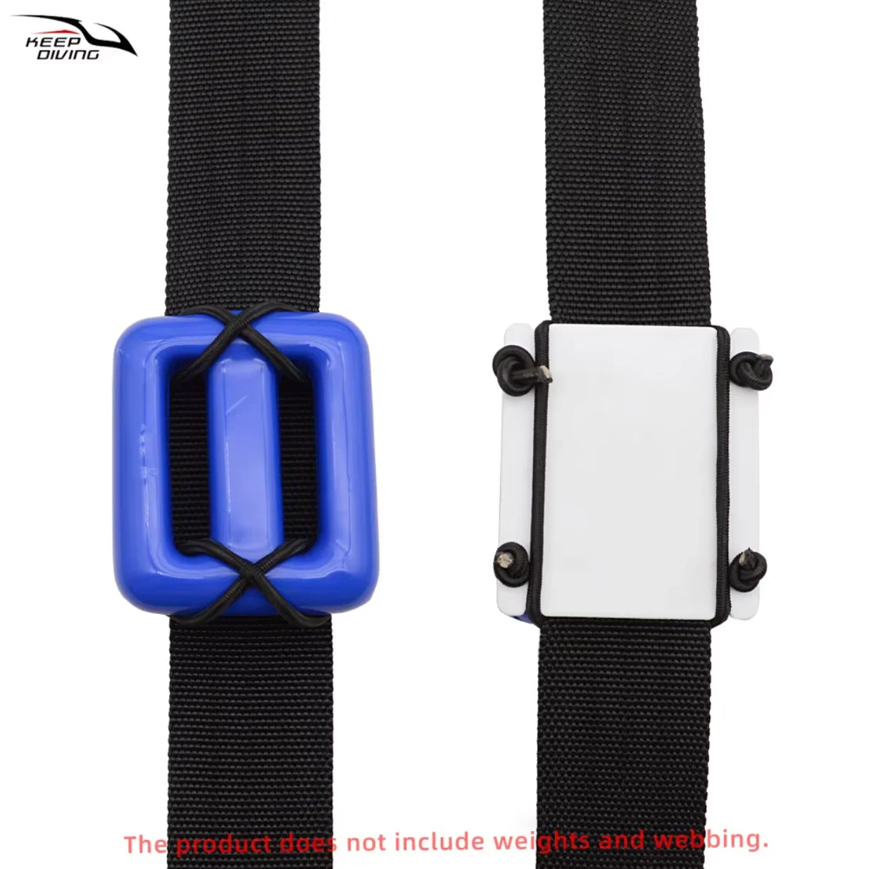 Scuba Diving BCD Webbing Weights Plate Diving Backplate Weights Fixed DIY Quick Release Accessories Suitable For Dry Suit