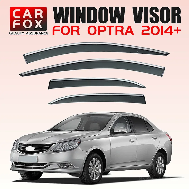 

For Chevrolet Optra 2004-2014 Car Window Visor Rain Sun Shade Side Awning Shield Accessories