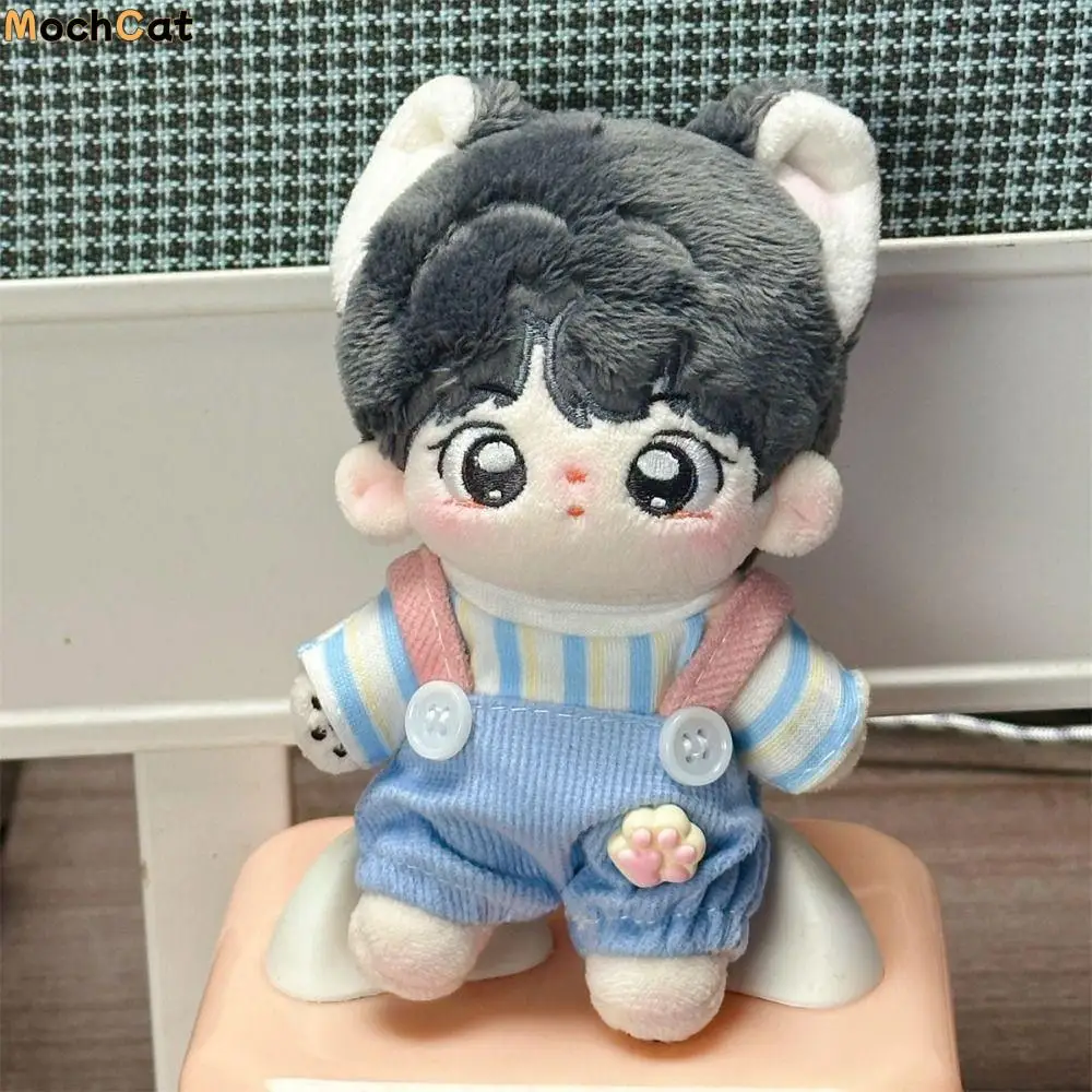 

10CM Size Cotton Doll Rompers Soft Cotton Miniature Clothes Plush Doll Outfit Cartoon Design Plush Material Mini Doll Clothes