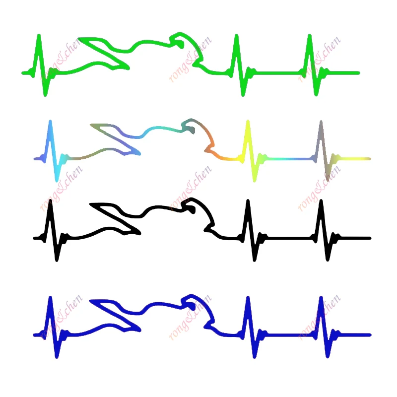 

Creative Car Sticker Heart Electrocardiogram for Car Motorcycle Racing Helmet Laptop Trunk Body Car Window Surfboard PVC Decals