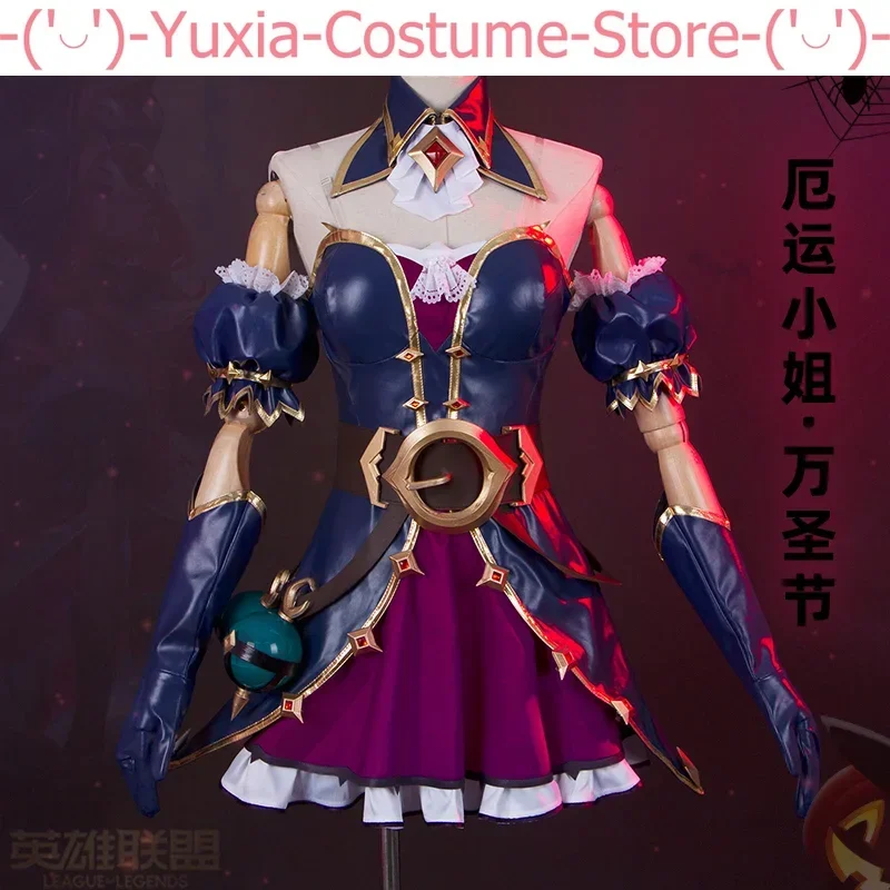 Lol Halloween Miss Fortune Dress Cosplay Costume Cos Game Anime Party Uniform Hallowen Play Role Clothes Clothing