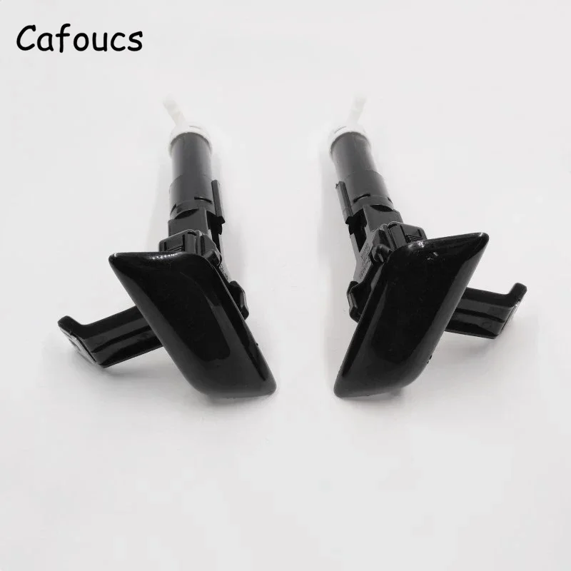 Cafoucs Headlight Washer Nozzle Cover and Water Spray Jet Bracket For Toyota Camry ASV50 AVV50 ACV51 2012-2014