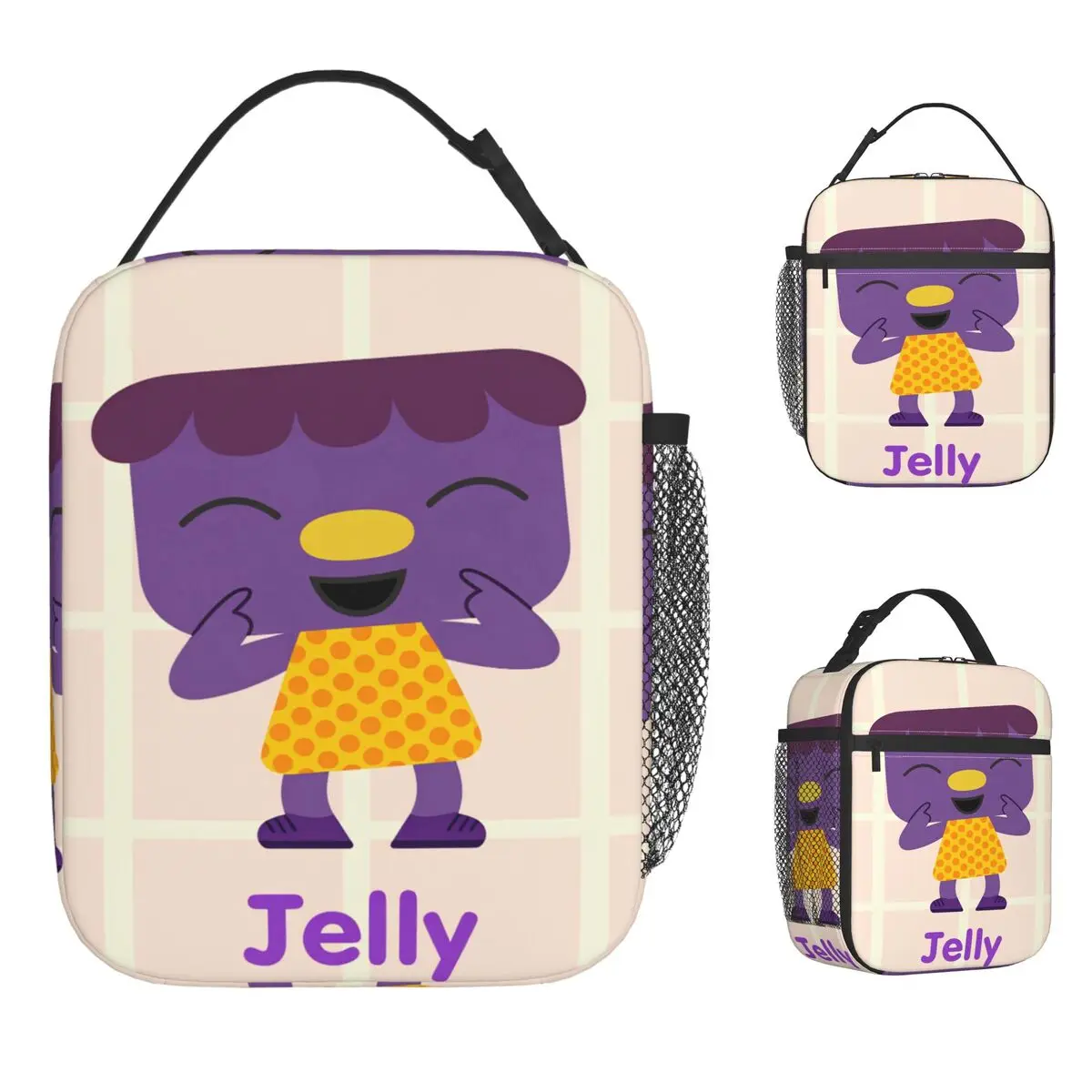 

Noodle & Pals Micro Lunch Bag Super Simple Funny Lunch Box For Girls Travel Portable Cooler Bag Oxford Custom Tote Food Bags