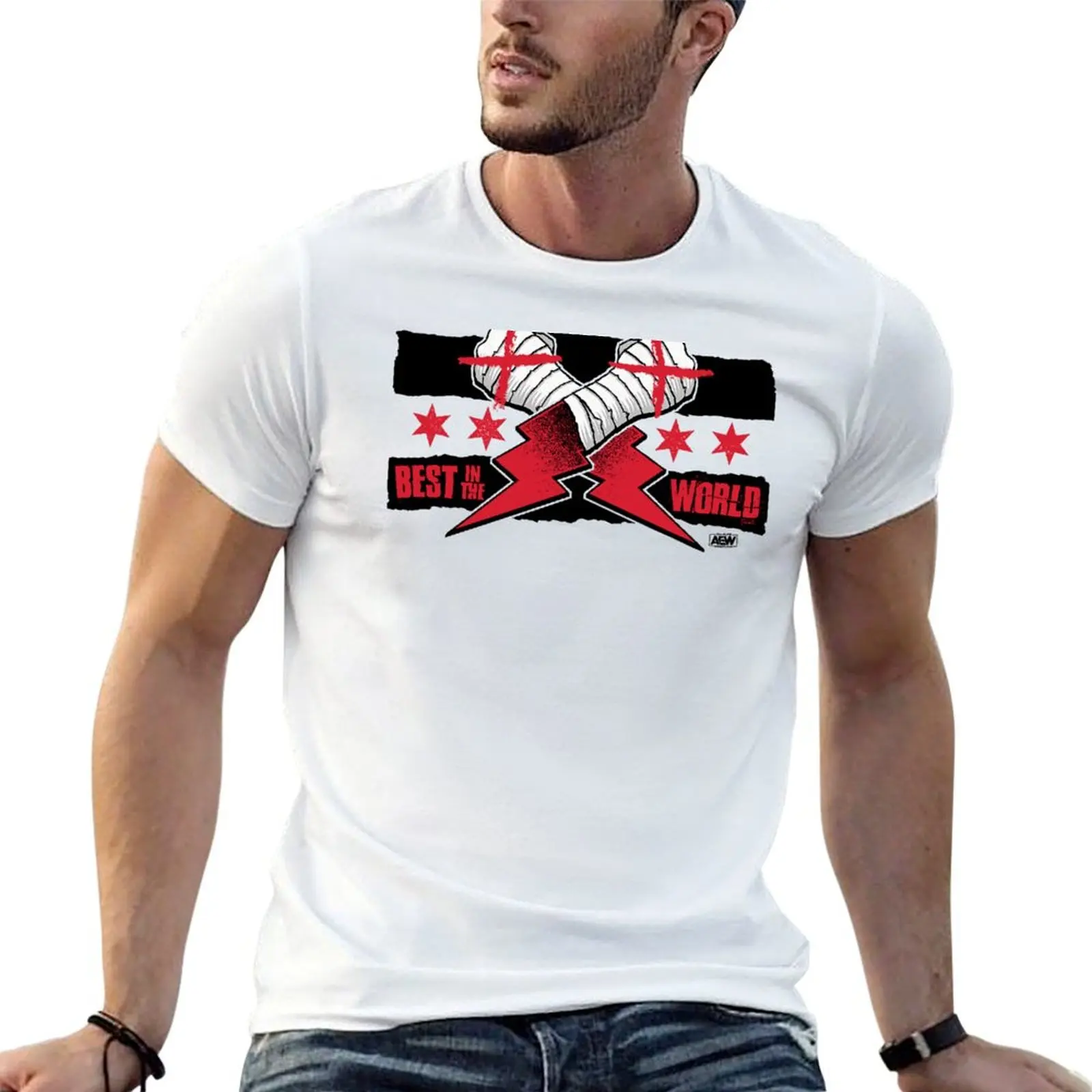 Cm punk logo cm punk T-Shirt Street Style Casual Tee Shirt