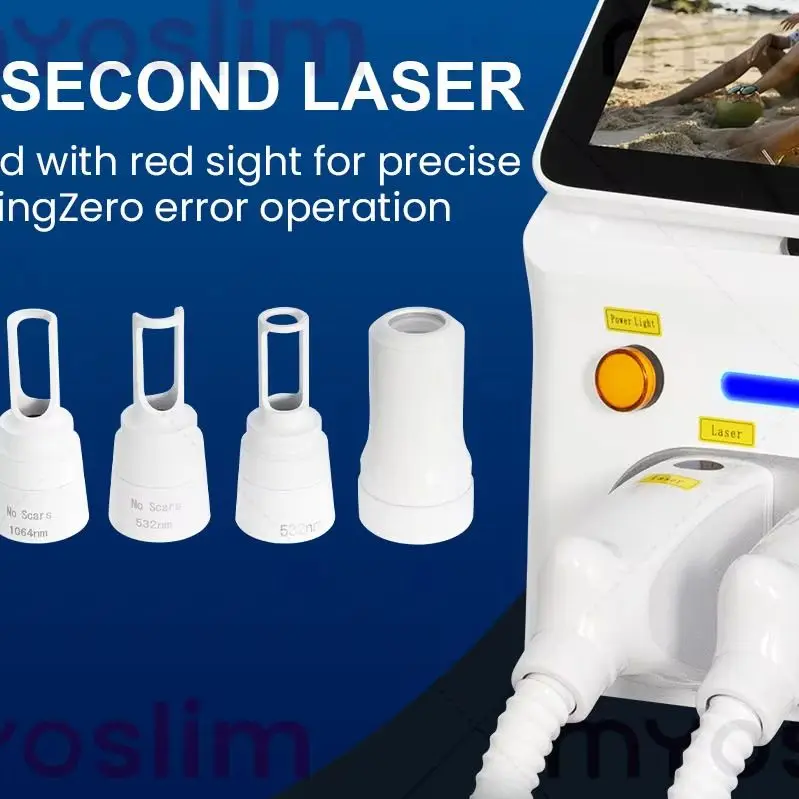 

5000W Professional 2IN1 Diode Laser 4 Waves 10 Bars Hair Removal Machine Picosecond Qswitch ND YAG 1064NM Tattoo Removal Machine