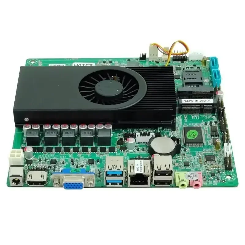 2025 10th Gen Industrial Mini ITX DDR4 Motherboard for Core I3 I5 10210U I7 10510U DP VGA 2 SATA3 Mainboard