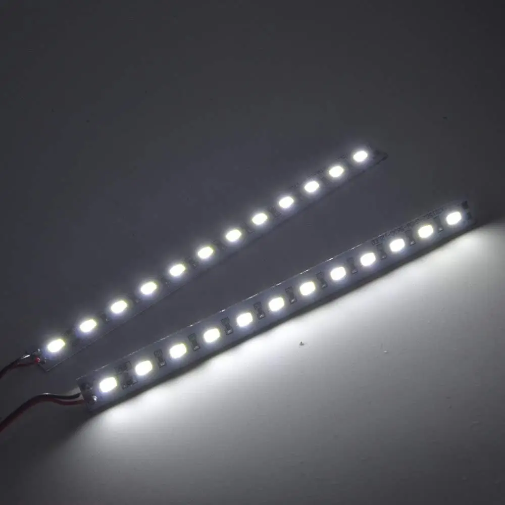 2 Stück 1/10 RC Auto Zubehör Drift Car LED Chassis-Lichtlampen für 1/10 1/8 RC Auto Drift Crawler Buggy - (Farbe: Blau/Rot/Weiß) – Detail 8
