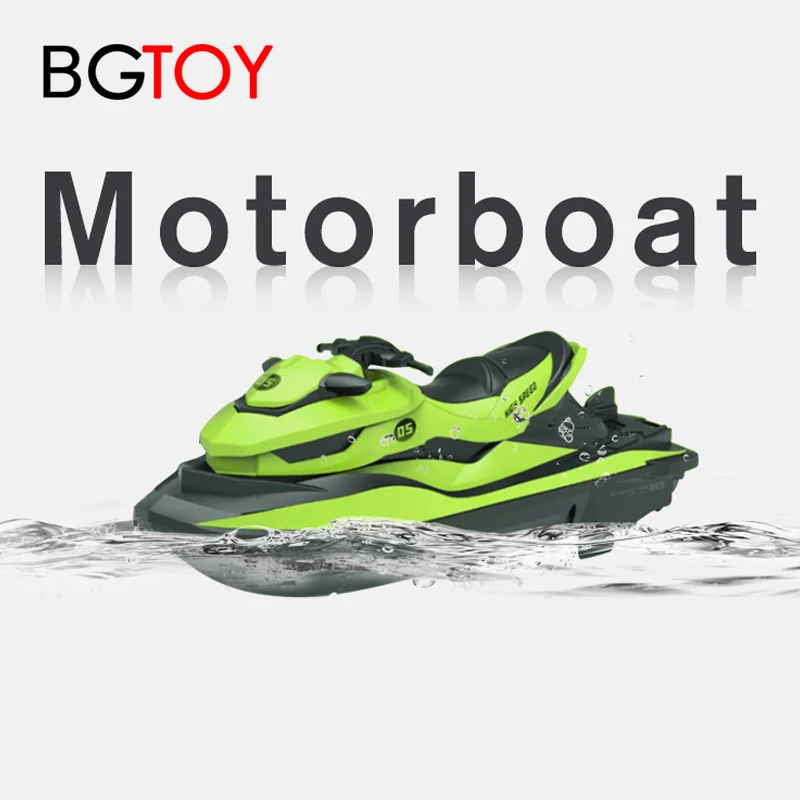 BGTOY 10km/H RC Boat 2.4G Radio Remote Control High-speed Motorboat For Kids Boys Toys Birthday Christmas Gifts