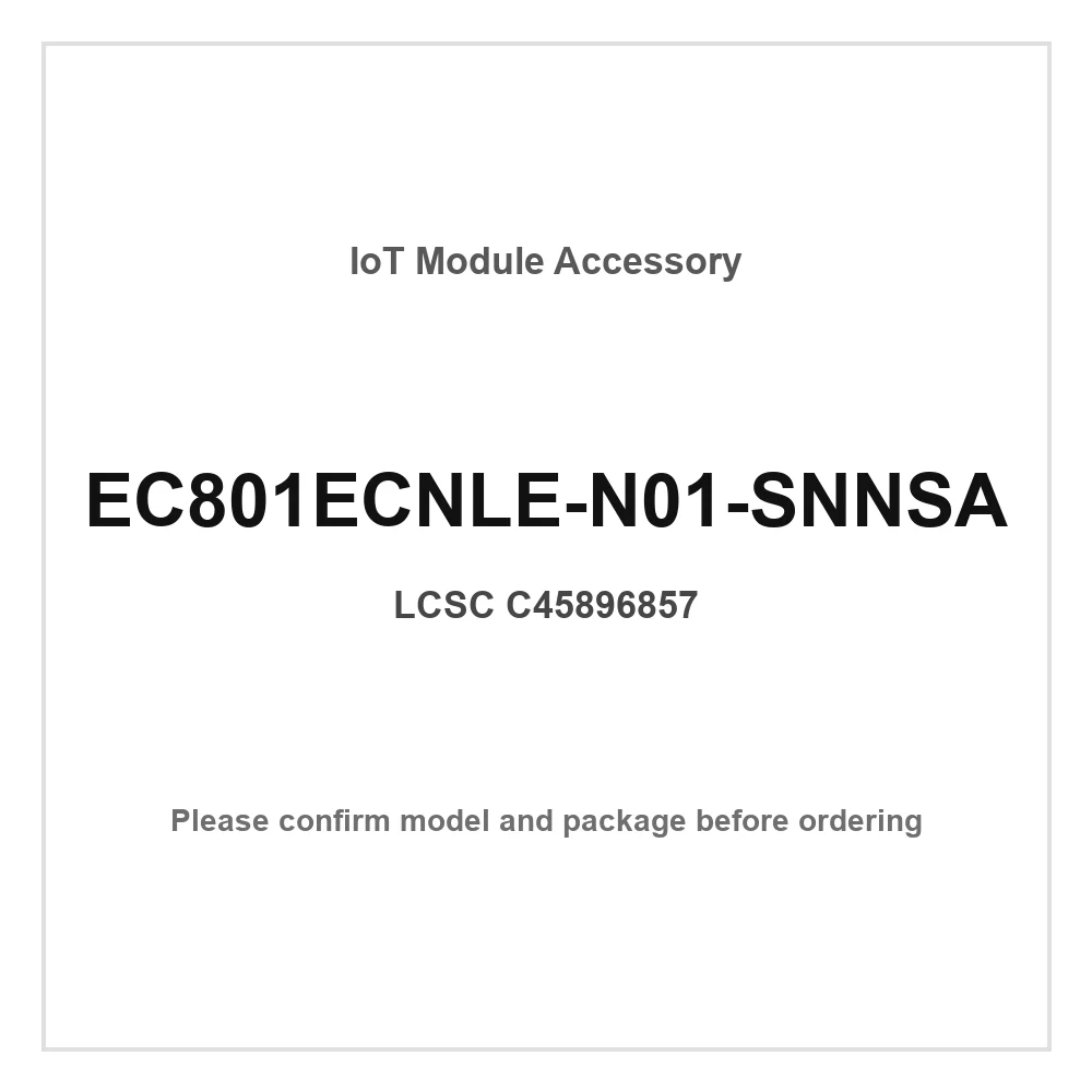3pcs EC801ECNLE-N01-SNNSA SMD 17.7x15.8mm LTE I2C UART USB ADC Cellular LTE Wireless Communication Module