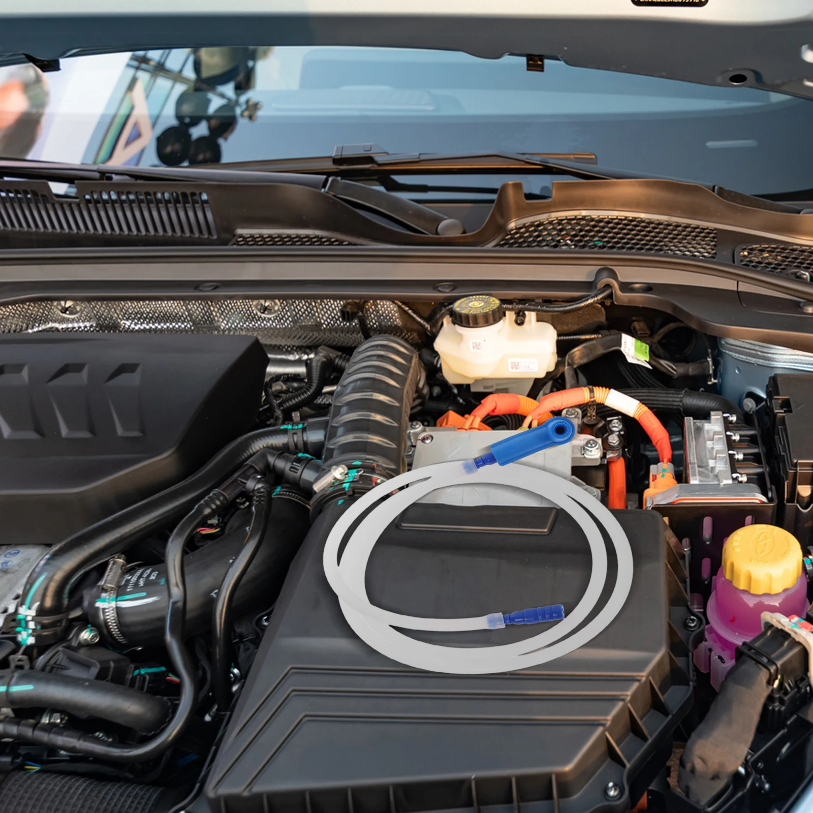 

Brake Fluid Bleeder Hose For Most Vehicle Rake Oil Bleeder Fittings Clear Tube Brake Bleeding Replacement Hose With Coupler Auto