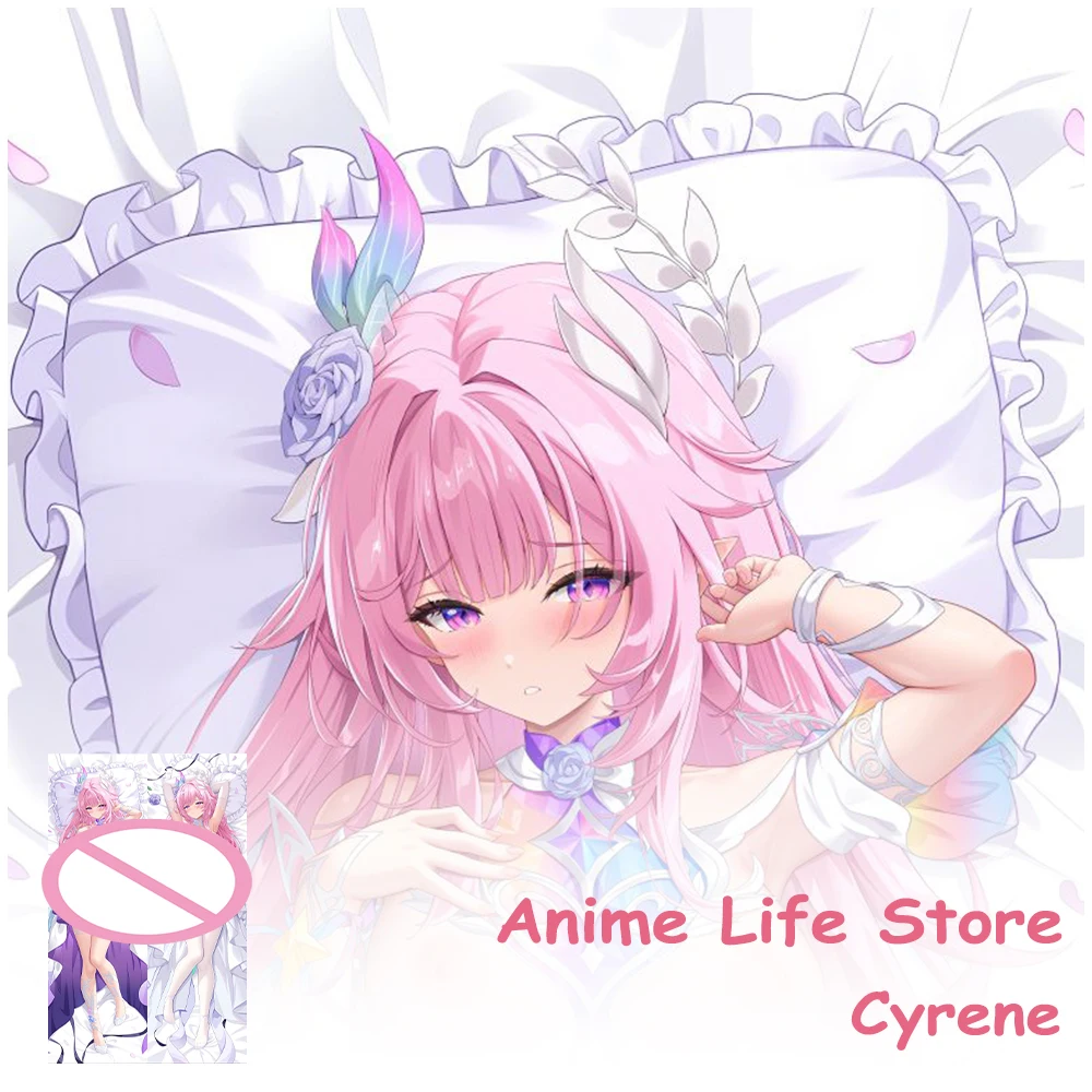 Dakimakura Anime Honkai Impact 3 Cyrene Pillowcase Hugging Body Double-Sided Print Pillow Cover Otaku Cushion Covers Decor Room