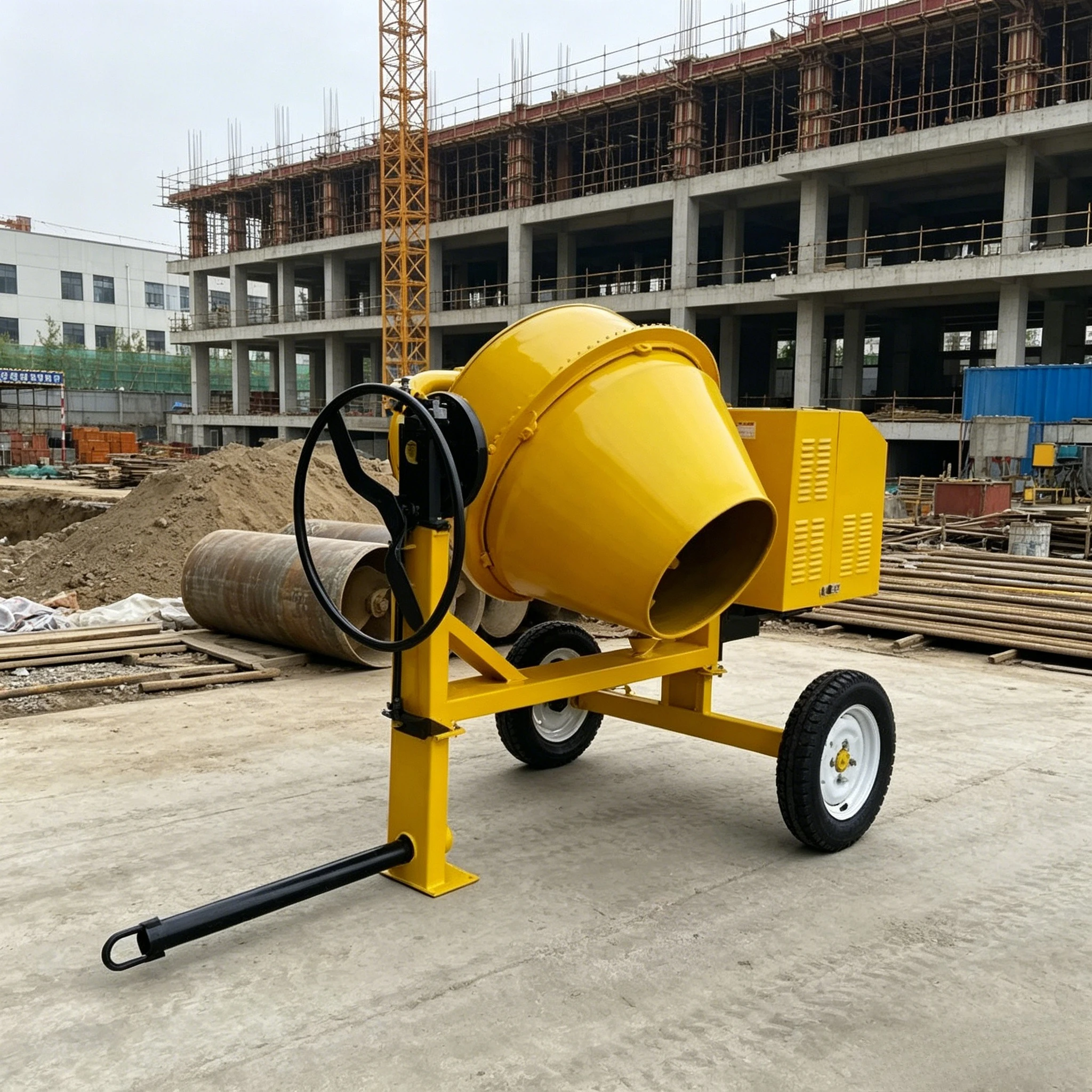 

YG Customized 500L 700-liter New Mini Concrete Mixer, Portable Small Cement Mixer, Diesel Concrete Mixer, Pricing Information