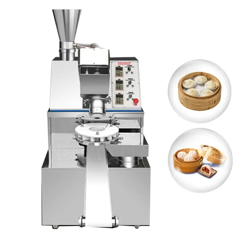 Automatic Soup Dumpling Momo Making Machine Steamed Stuffing Bun Machine Baozi Filling Machine