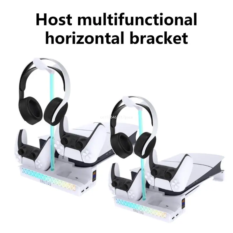 

Space Saving Console Holder With Builts In USB Hubs And Multiple Charging Option Suitable for Charge and Data Dropship