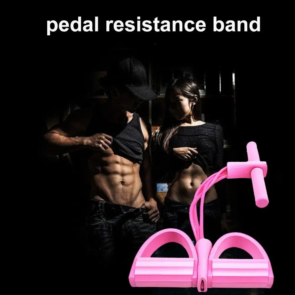 Spannseil mit rutschfestem Griff, tragbar, zum Abnehmen, Taille, Arm, Training, Yoga, Pedalzieher, Widerstandsband, Fitnessgeräte – Detail 13