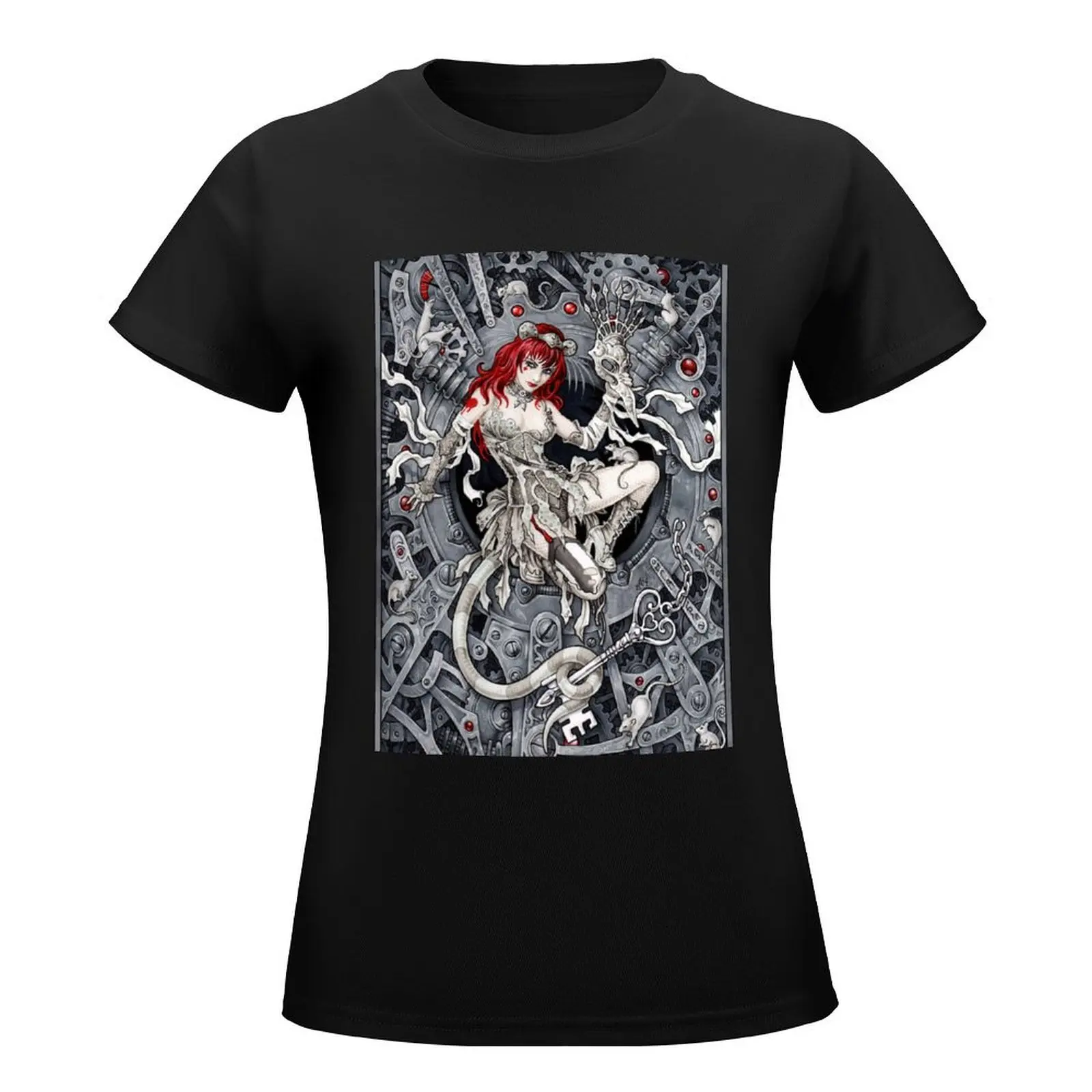 Rat Queen T-Shirt plus size tops kawaii clothes Female clothing shirts graphic tees t-shirt dress for Women plus size sexy