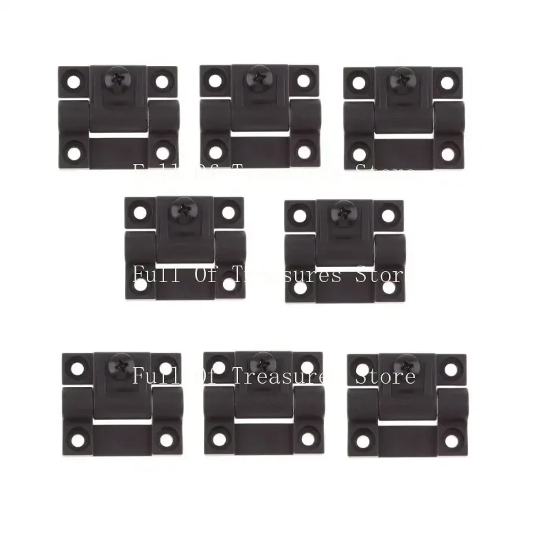 For8x Replaces E6301-20, 4 Hole Adjustable Hinge, Black , 42 X 36mm