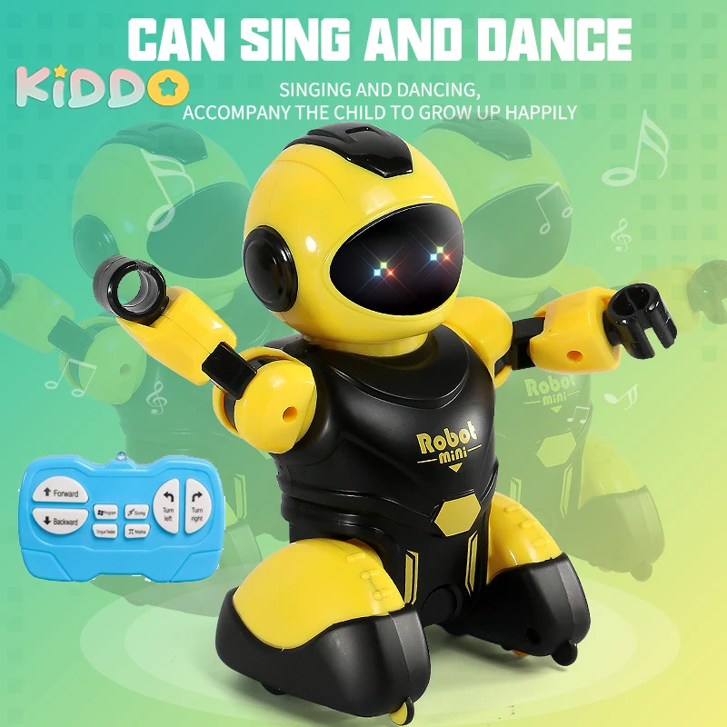 Intelligent Robot Programming Talk Show Infrared Rc Remote Control Robot Children\'s Toys for Boys and Girls Sing and Dance Gifts