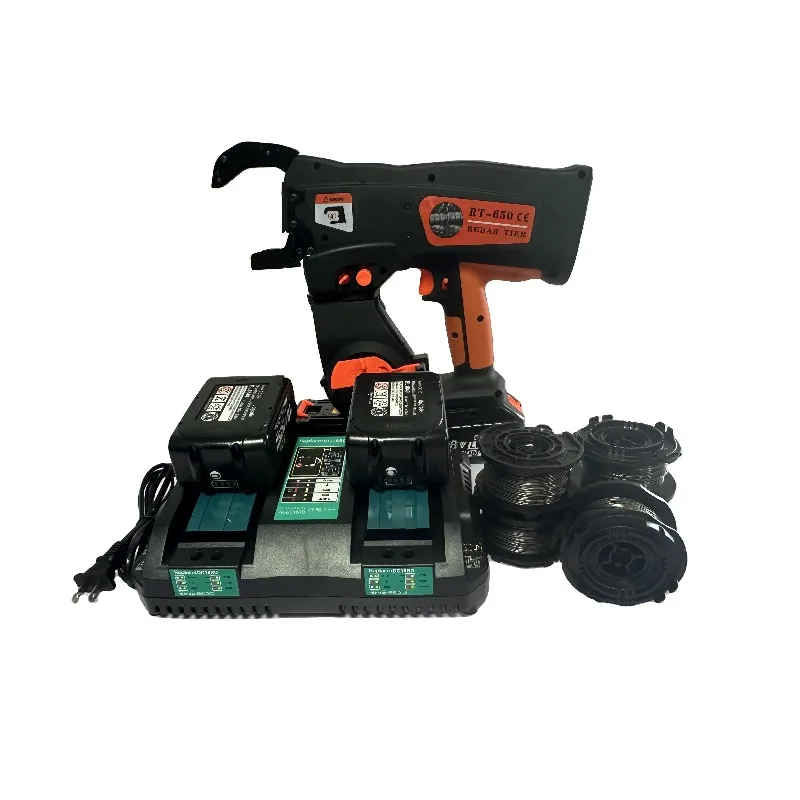 

Double Wire Rebar Tying Machine Reinforcement Layering Gun Reinforcement Binding Machine Using 1.0mm Double Wire RT-441