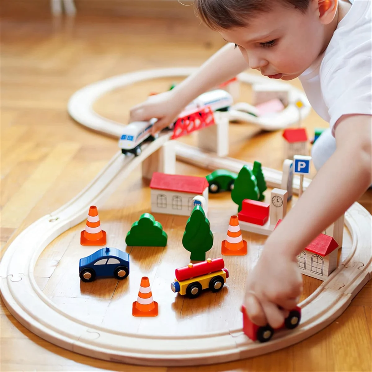 Mini conos de tráfico en miniatura para niños, conos de construcción, juguetes de señales de tráfico, 10 piezas