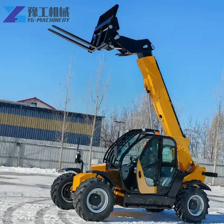 YG CE 3T 4T 5T Telescopic Forklift Anti-rollover  Telescopic Boom Forklift Telescopic Wheel Loader Telehandler Forklift