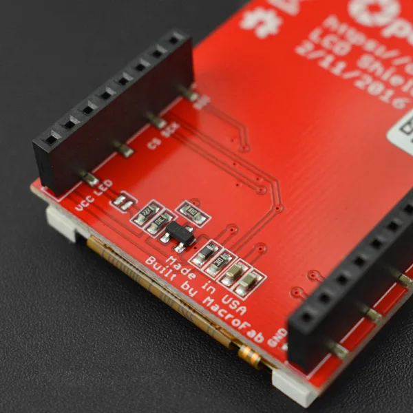 لوحة تمديد كاميرا OpenMV شاشة TFT LCD مع لوحة تمديد LCD DFR0834 بإضاءة خلفية