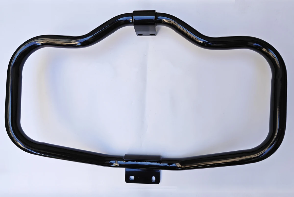 Glossy Black Front Engine Guard Highway Crash Bar Compatible with harley Sportster 883 1200 XL XR 48 72 04-20