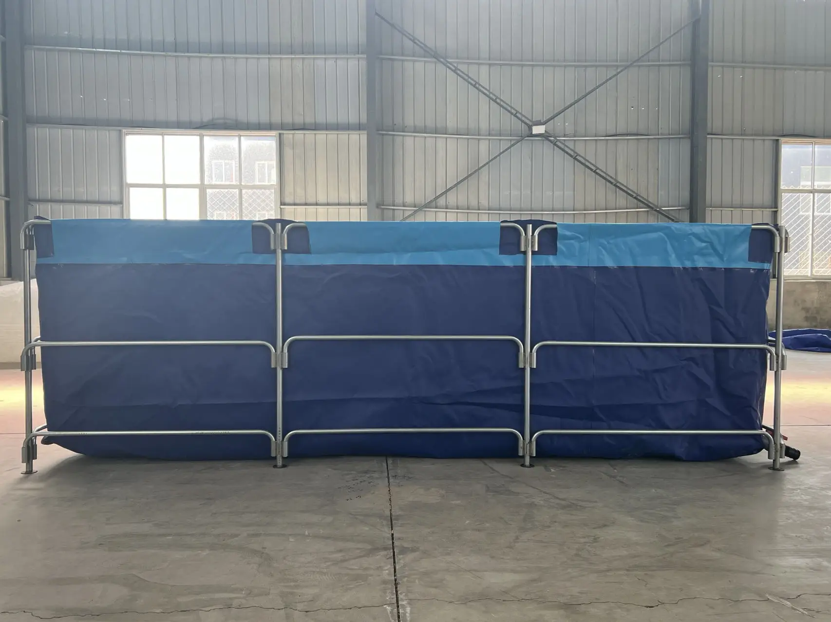 2025 고밀도 어류 및 새우 양식 탱크 수영장 기타 양식 장비 아연 도금 골판지 연못