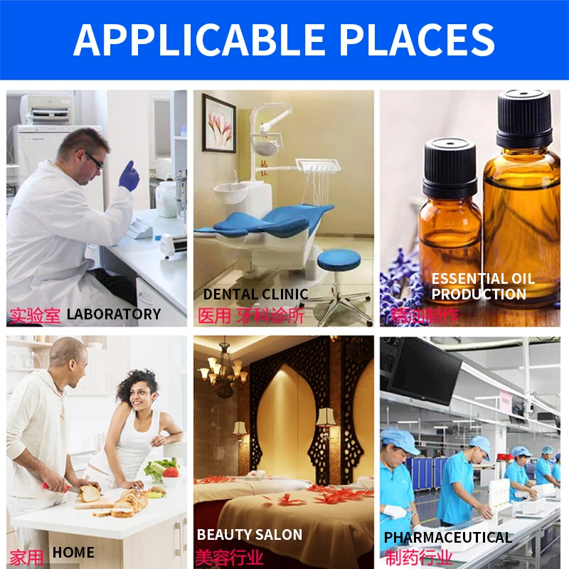 

YMK40101 Дистиллятор для чистой воды из нержавеющей стали 4л Стоматологический фильтр для дистиллированной воды Медицинские лаборатории Электрическая дистилляция Очиститель