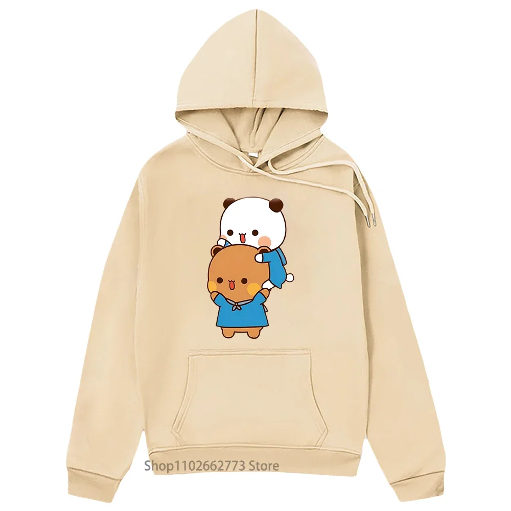 

Kawaii Panda Bear Hoodies Bubu and Dudu Sweatshirts Cute Girls Clothes Women/Men's Clothing Korean Kawaii Casual Y2k Streetwear