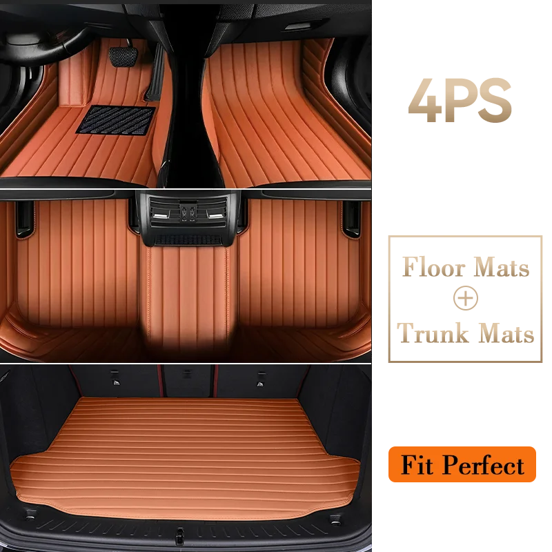 PU Leather Customized Car Floor Mat for Xpeng g6 2023~2024 Interior Accessories