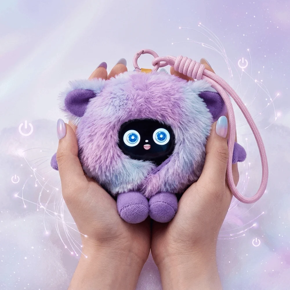 Interactive AI Companion Plush Soft Educational Interactive Stuffed Animal Comfortable Plush Fabric Multi-Functional