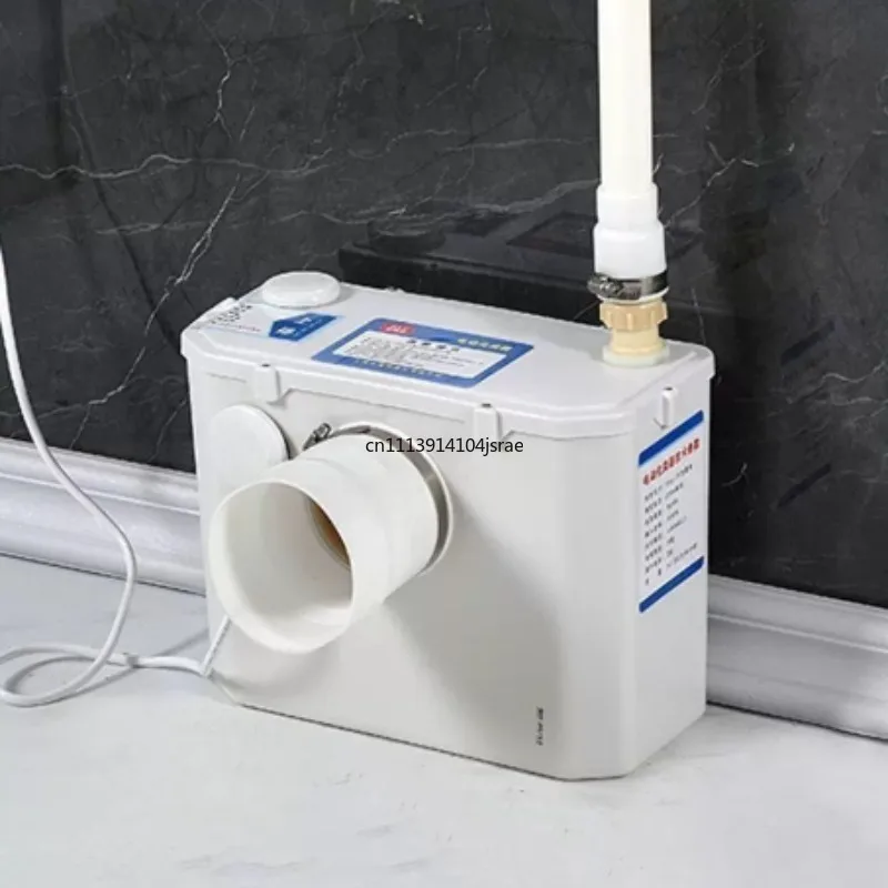 Automatic Sewage Lift Pump, All-electric Crushing Sewage Pump for Basement Toilet, Multifunctional Sewage Pumping Machine