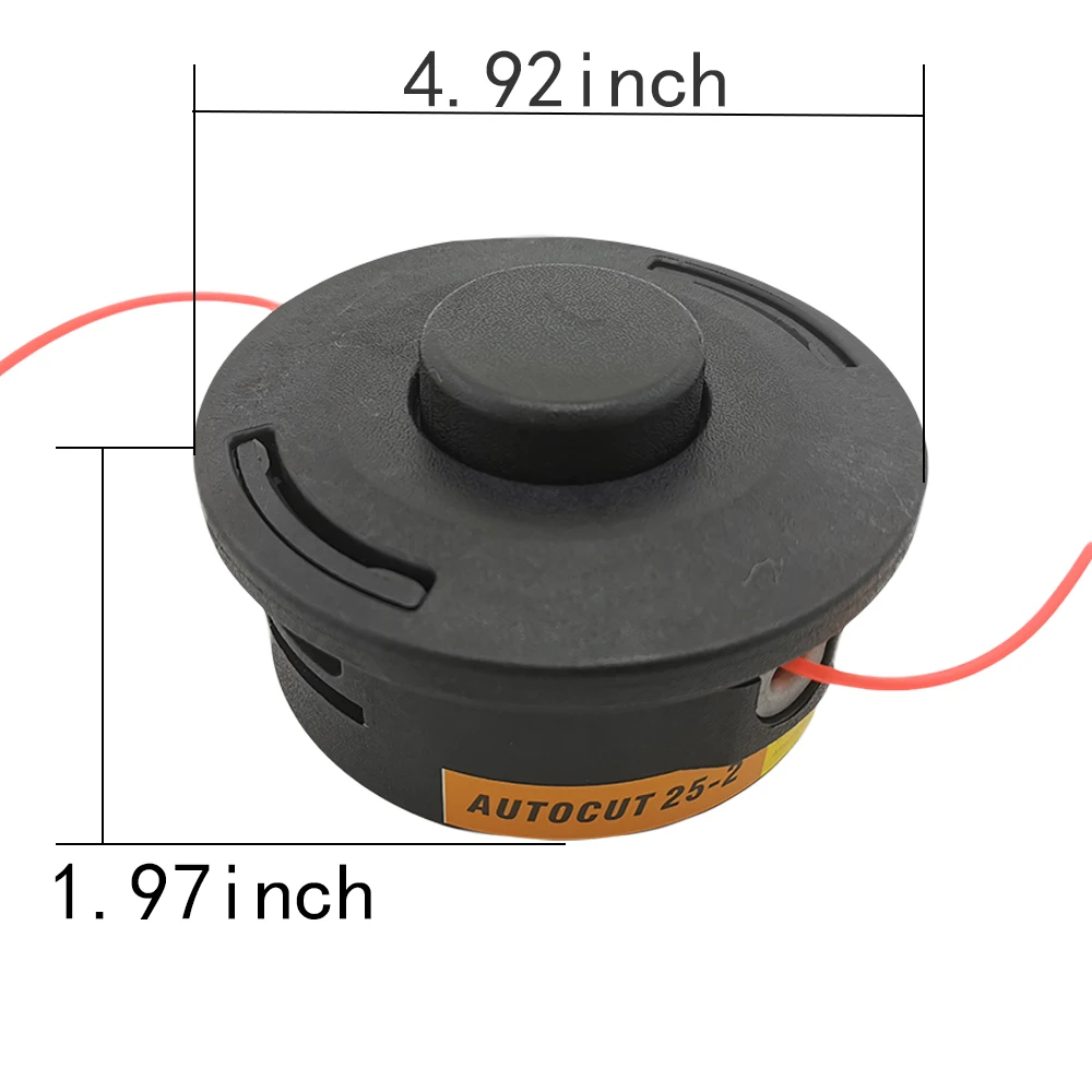 UNISOPH Lot de 2 têtes de tondeuse Autocut 25-2 - M10 x 1,0 - Pour Stihl FS44 FS55 FS80 FS83 FS85 FS86 FS88 FS90 FS110 FS130 - Accessoires de rechange pour tondeuse à gazon
