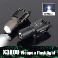 Tactical X300U-A LED Flashlight for Pistol Light Airsoft Helmet Light Hunting Weapon Torch 1000 Lumens Fit 20MM Rail