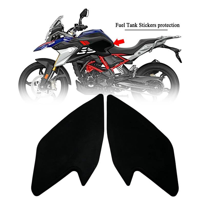 For BMW G310GS G310R Non-slip Side Fuel Tank Stickers Waterproof Pad Rubber Sticker G 310GS G 310R G310 R G310 GS Motorcycle