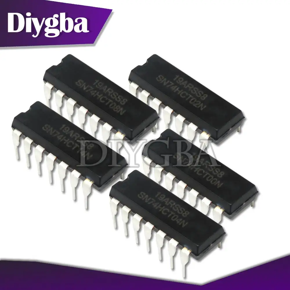 10PCS SN74HCT04N DIP-14 74HCT04 DIP 74HCT04N SN74HCT00N SN74HCT02N SN74HCT08N SN74HCT14N SN74HCT74N SN74HCT138N 74HCT08 74HCT14