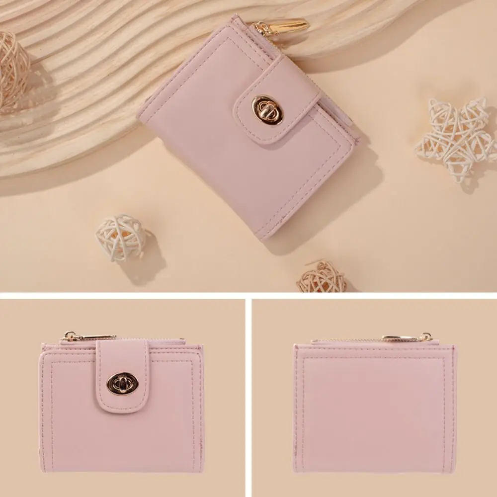 PU Leather Wallets for Women Short Bifold Fashion Women's Purses Card Holder Coin Purse Money Clip Women's Wallet