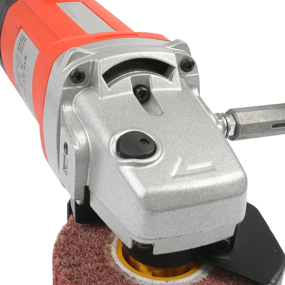 Lucidatrice portatile elettrica della macchina di trafilatura del metallo di 1400w 230V per lucidatura di legno dell'acciaio inossidabile con la macinazione