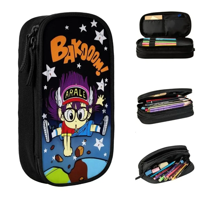 

Милые пеналы Dr. Slump Robot для девочек ARALE HOYOYO, пеналы, держатель для ручек, детские сумки для хранения, школьные подарочные канцелярские принадлежности