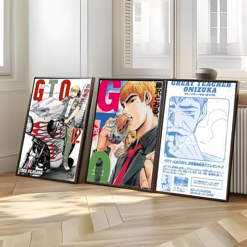 GTO anime comedy G-Great Teacher Onizuka Poster Distinct Home Decor Concepts Chic Indoor Art Pieces