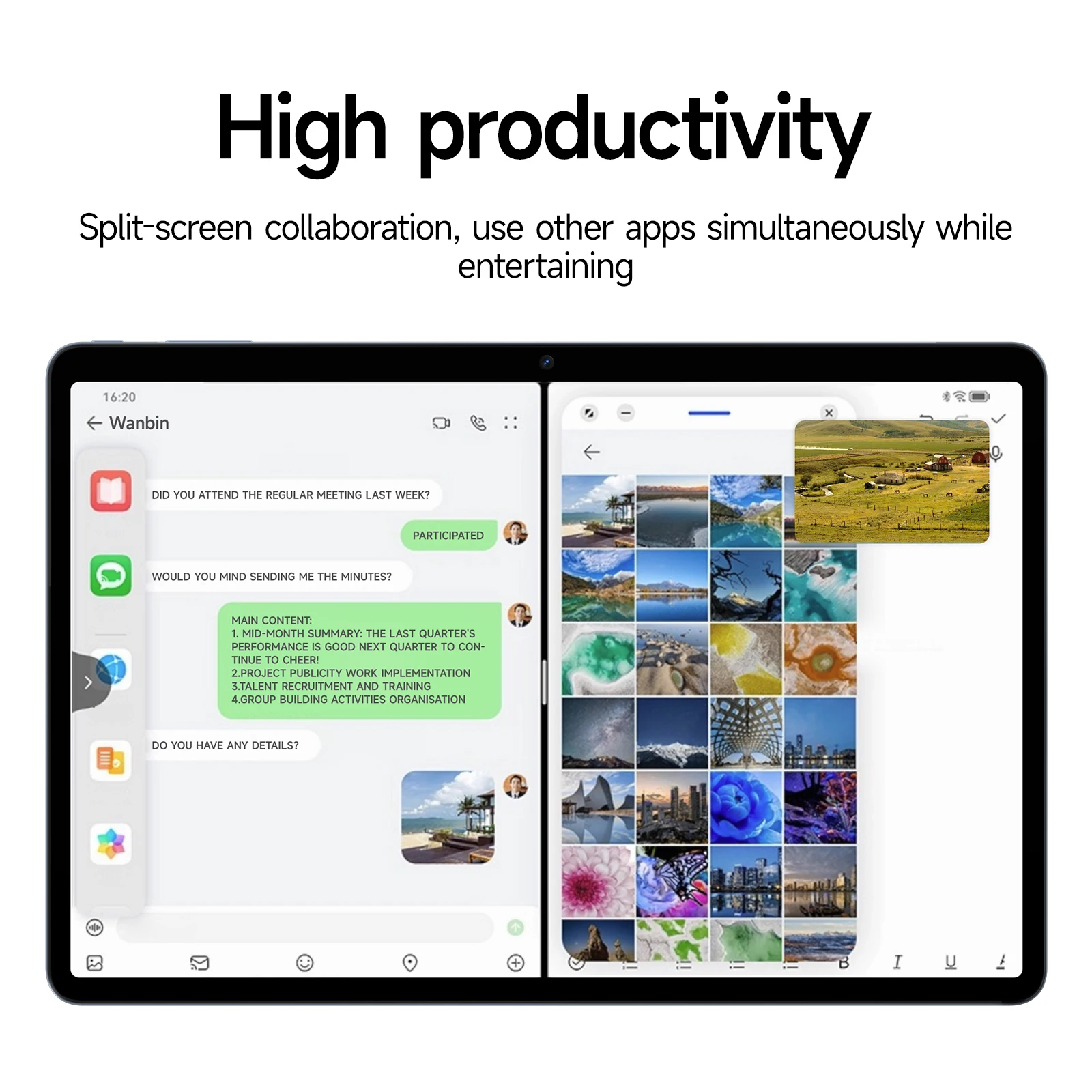 SUXI A3 (A20) أندرويد 14 تابلت 10.1 بوصة |   T606 ثماني النواة |   ذاكرة وصول عشوائي 12 جيجا (4+8) + ذاكرة قراءة فقط 128 جيجابايت |   4G LTE SIM |   واي فاي مزدوج |   كاميرا 5 ميجابكسل + 13 ميجابكسل |