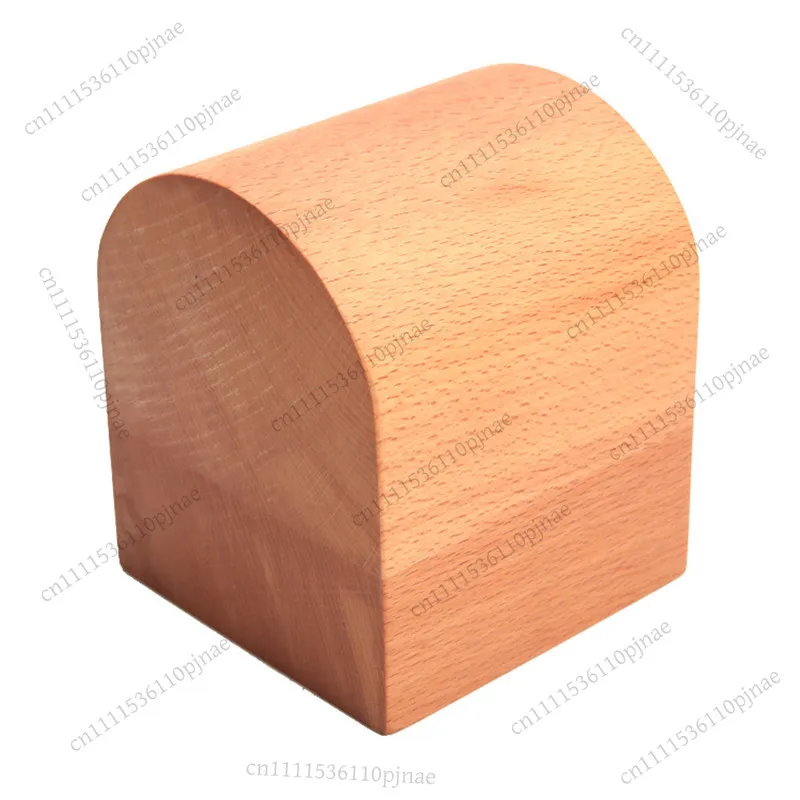 1Pcs DIY Leather Craft Belt Bend Glue Stitch Sewing Wood Hand Tool Accessories