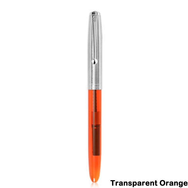 JINHAO 51A penna stilografica 0.38mm F pennino penne a inchiostro penna trasparente per la scrittura scolastica finanza forniture per ufficio cancelleria PK 9019