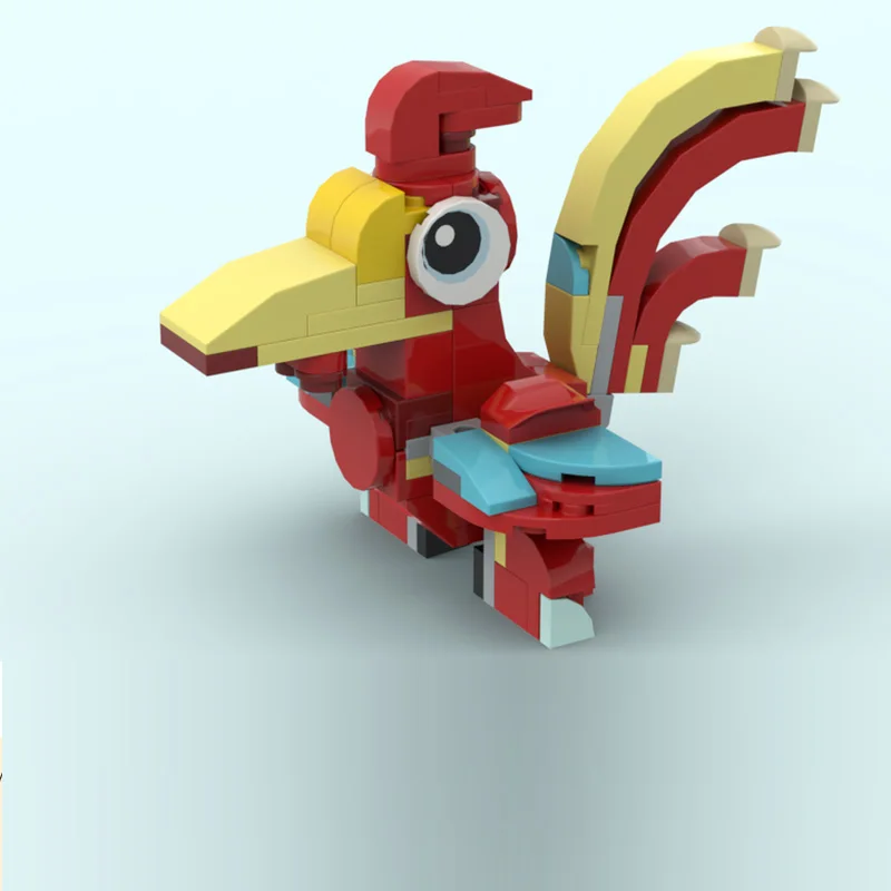 Creators Animal Series Model MOC Building Bricks Colorful Rooster Modular Technology Gifts Holiday Assemble Children Toys Suit