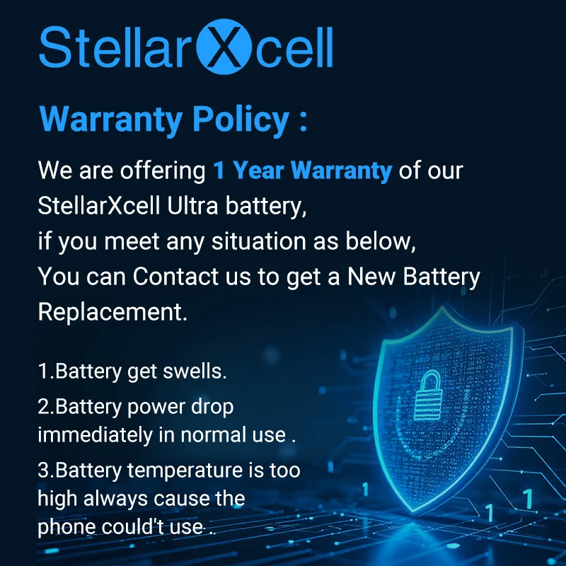 StellarXcell Ultra Original BMS battery for iPhone,high capacity 11pro, 11promax 12 12ro 13 13mini, Xsmax, 13 Pro max,14 pro max