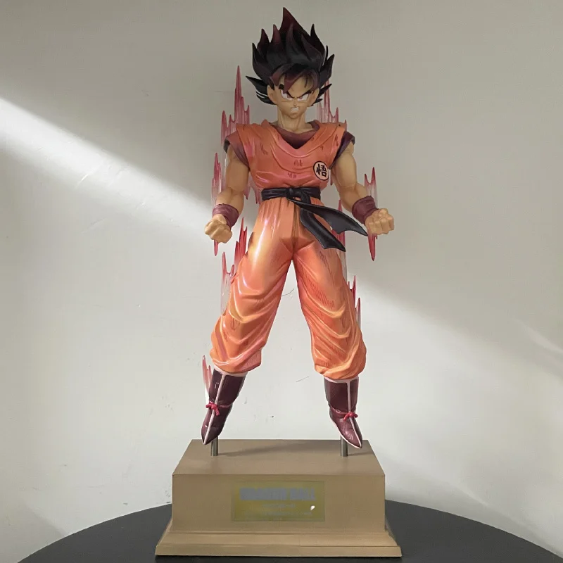 36cm Anime Dragon Ball Z GK Statue DBZ Son Goku Action Figure SSJ GOKU Figurine Super Saiyan Collection Model Ornament Toys Gift