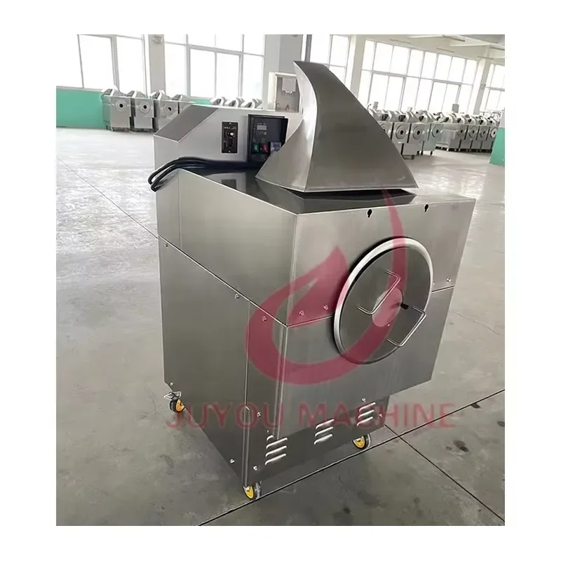 2026 JUYOU Commercial High Efficiency Multi-functional Coffee Bean Roaster Machine Peanut Roasting Machinery