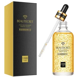 BIOAOUA Face Serum Nicotinamide Facial Essence Liquid 24K Pure Gold Hyaluronic Acid Moisturizing Refreshing Skin Care