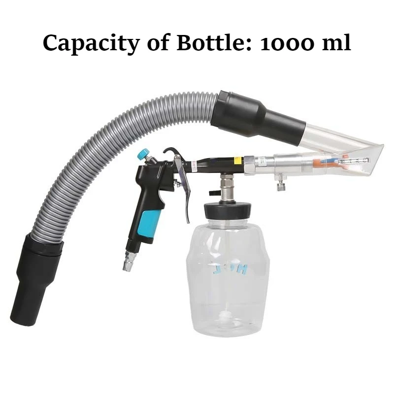 2in1 Multifunctional Car Vacuum Cleaning Gun Car Wash Tornado Interior Cleaning Gun for Car Ceiling Surface Interior Decoration